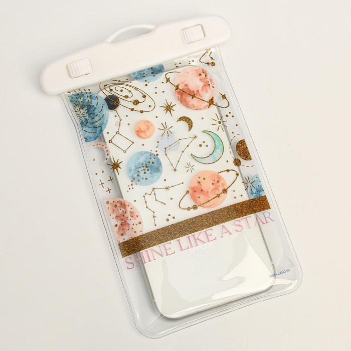 Водонепроницаемый чехол для телефона Star 17х10 см
Водонепроницаемый чехол для телефона Star 17х10 см