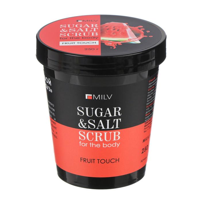Сахарно-солевой скраб для тела Milv «Арбуз», 250 г
Сахарно-солевой скраб для тела Milv «Арбуз», 250 г