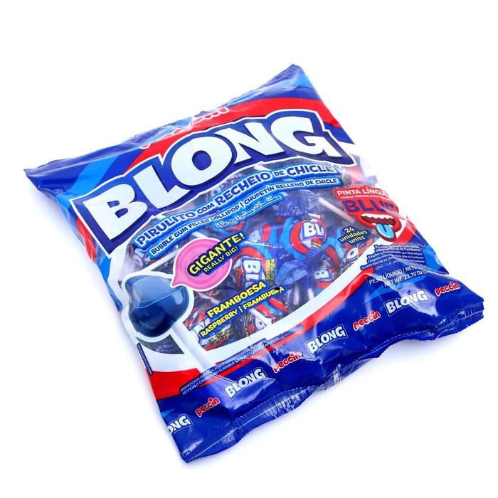 Карамель на палочке Blong blue красящая язык, с жевательной резинкой, 28 г
Карамель на палочке Blong blue красящая язык, с жевательной резинкой, 28 г