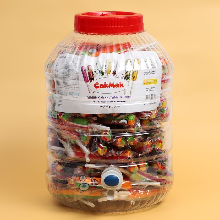 Карамель на палочке Cakmak свисток с фруктовым вкусом, 20 г
Карамель на палочке Cakmak свисток с фруктовым вкусом, 20 г