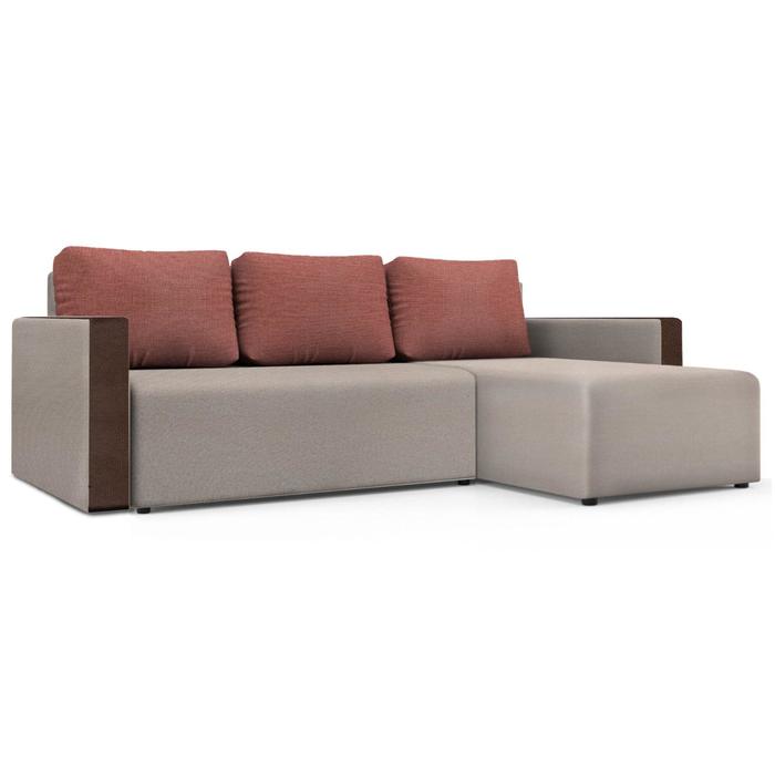 Угловой диван «Алиса 3», еврокнижка, savana plus ivory/savana plus coral/мarvel dark brown
Угловой диван «Алиса 3», еврокнижка, savana plus ivory/savana plus coral/мarvel dark brown