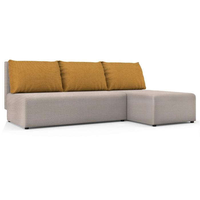 Угловой диван «Алиса», еврокнижка, рогожка, цвет savana plus ivory / savana plus yellow
Угловой диван «Алиса», еврокнижка, рогожка, цвет savana plus ivory / savana plus yellow