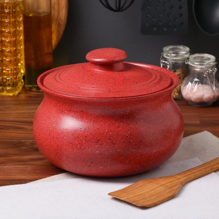 Супник "Гранит", красный, красная глина, 3 л
Супник "Гранит", красный, красная глина, 3 л