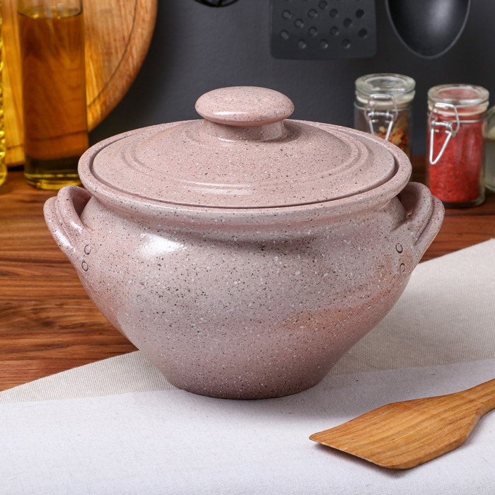 Супник с ручками "Гранит", кремовый, красная глина, 2.5 л
Супник с ручками "Гранит", кремовый, красная глина, 2.5 л