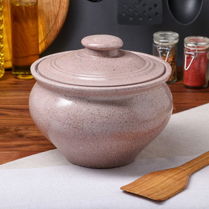 Супник "Гранит", кремовый, красная глина, 2.5 л
Супник "Гранит", кремовый, красная глина, 2.5 л