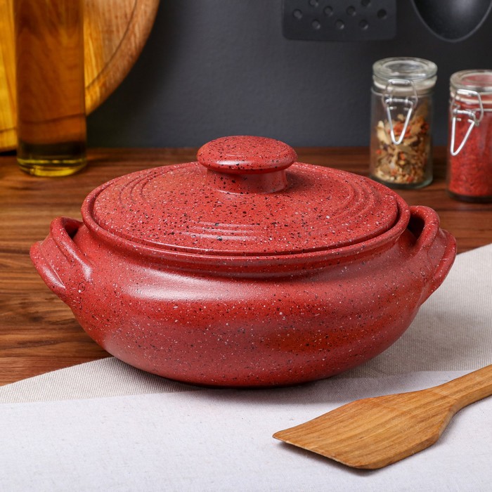 Кашник "Гранит", красный, красная глина, 2 л
Кашник "Гранит", красный, красная глина, 2 л