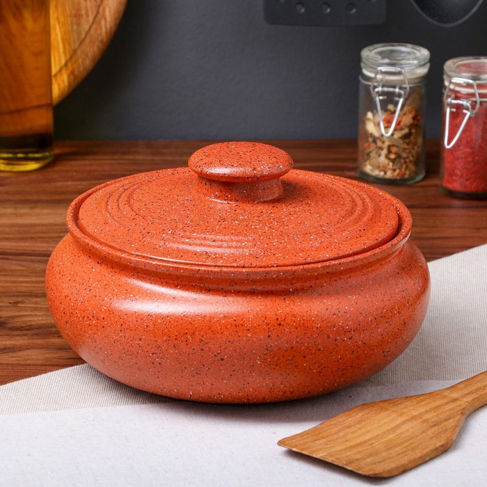 Горшок духовой "Гранит", оранжевый, 2 л
Горшок духовой "Гранит", оранжевый, 2 л