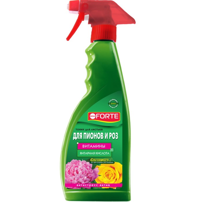 Спрей Бона Форте для роз, пионов и цветущих растений, 500 мл
Спрей Бона Форте для роз, пионов и цветущих растений, 500 мл