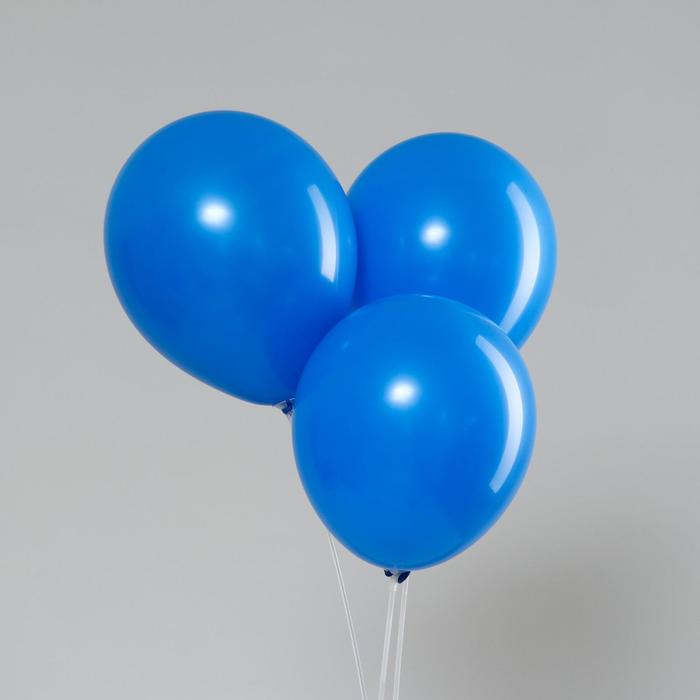 Шар латексный 12", стандарт, набор 100 шт., цвет синий
Шар латексный 12", стандарт, набор 100 шт., цвет синий