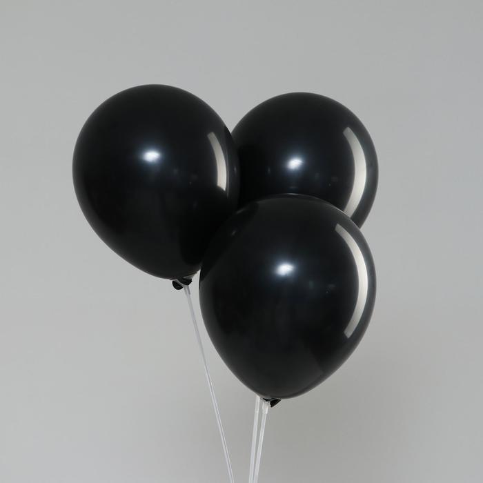 Шар латексный 12", стандарт, набор 5 шт., цвет черный
Шар латексный 12", стандарт, набор 5 шт., цвет черный