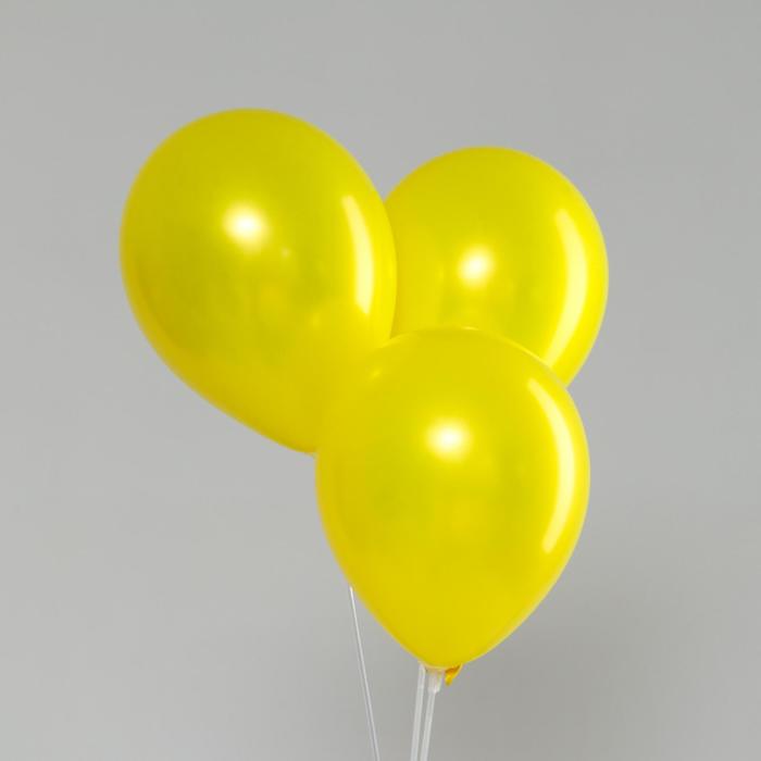 Шар латексный 12", перламутровый, набор 100 шт., цвет желтый
Шар латексный 12", перламутровый, набор 100 шт., цвет желтый
