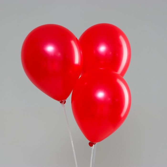 Шар латексный 12", перламутровый, набор 100 шт., цвет ярко-красный
Шар латексный 12", перламутровый, набор 100 шт., цвет ярко-красный