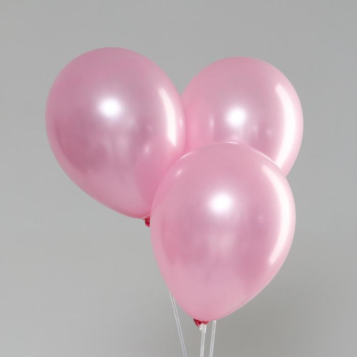 Шар латексный 12", перламутровый, набор 5 шт., цвет розовый
Шар латексный 12", перламутровый, набор 5 шт., цвет розовый