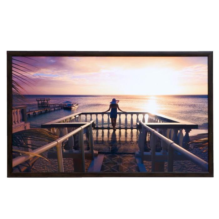 Картина "Закат на море" 60х100(65х105) см
Картина "Закат на море" 60х100(65х105) см