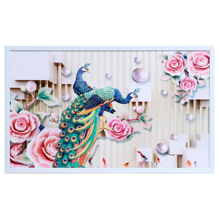 Картина "Павлины и цветы" 60х100(65х105) см
Картина "Павлины и цветы" 60х100(65х105) см