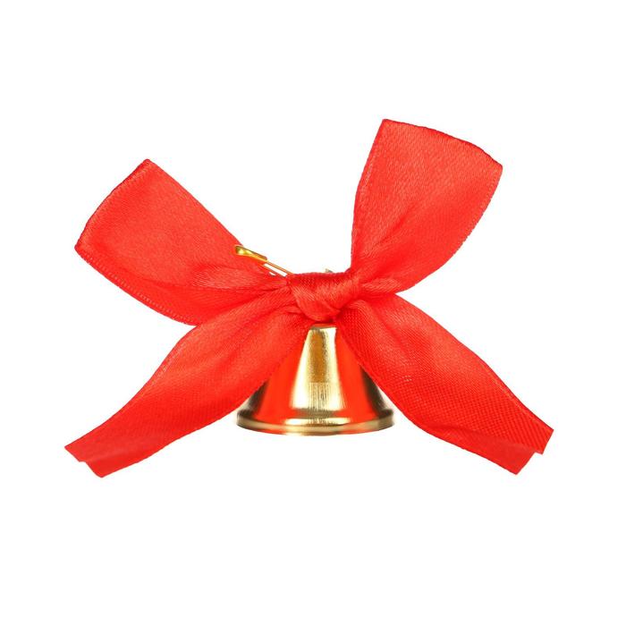 Колокольчик с красным бантом, d=2,6 см
Колокольчик с красным бантом, d=2,6 см