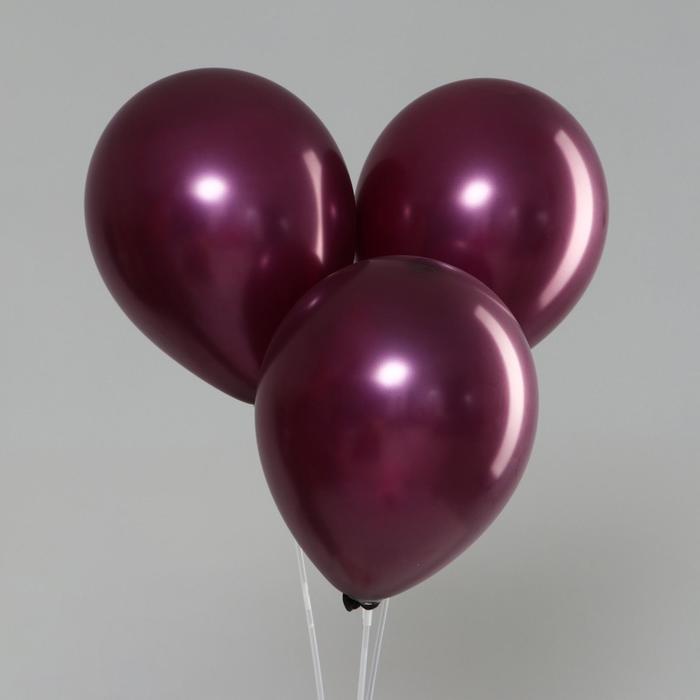 Шар латексный 10", перламутровый, набор 100 шт., цвет бургундия 
Шар латексный 10", перламутровый, набор 100 шт., цвет бургундия