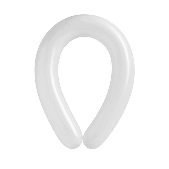 Шар для твистинга латексный 350", стандарт, набор 100 шт., цвет белый