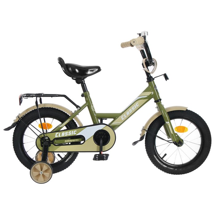 Велосипед 14" Graffiti Classic, цвет хаки
Велосипед 14" Graffiti Classic, цвет хаки