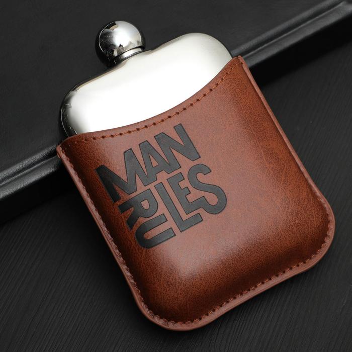 Фляжка "Man rules", 180 мл
Фляжка "Man rules", 180 мл