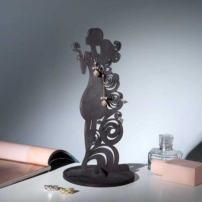 Подставка для украшений "Девочка" 12*25*0,6, толщина 4мм, 6мм, сквозная резка, цвет коричнев
Подставка для украшений "Девочка" 12*25*0,6, толщина 4мм, 6мм, сквозная резка, цвет коричнев