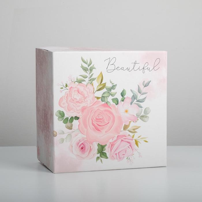 Коробка складная «Цветочная» 30 х 30 х 19 см
Коробка складная «Цветочная» 30 х 30 х 19 см