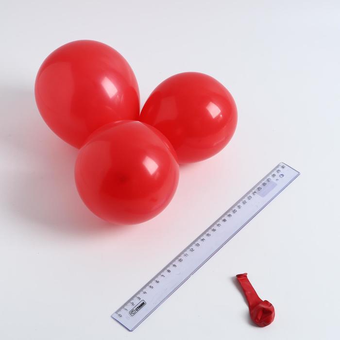 Шар латексный 5", стандарт, водные бомбочки, набор 100 шт., цвет красный
Шар латексный 5", стандарт, водные бомбочки, набор 100 шт., цвет красный