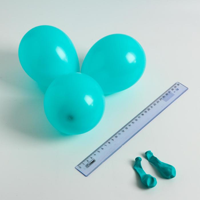 Шар латексный 5", стандарт, водные бомбочки, набор 100 шт., цвет бирюзовый
Шар латексный 5", стандарт, водные бомбочки, набор 100 шт., цвет бирюзовый