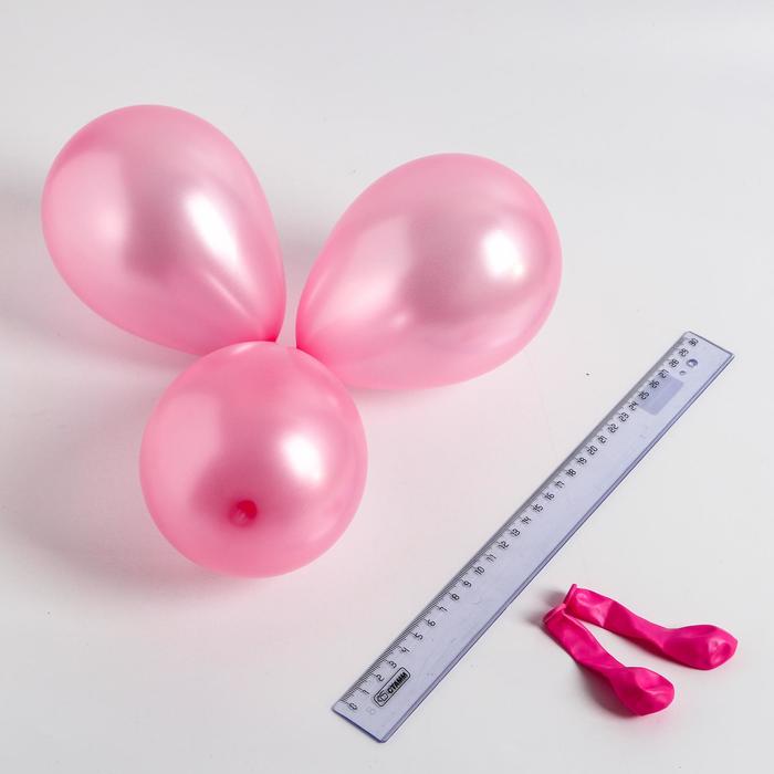 Шар латексный 5", перламутровый, водные бомбочки, набор 100 шт., цвет розовый
Шар латексный 5", перламутровый, водные бомбочки, набор 100 шт., цвет розовый