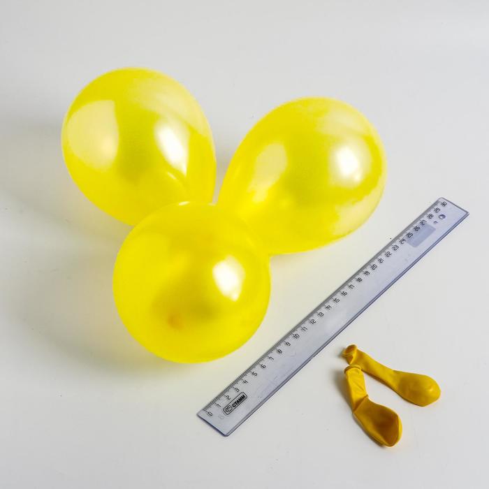 Шар латексный 5", перламутровый, водные бомбочки, набор 100 шт., цвет жёлтый
Шар латексный 5", перламутровый, водные бомбочки, набор 100 шт., цвет жёлтый