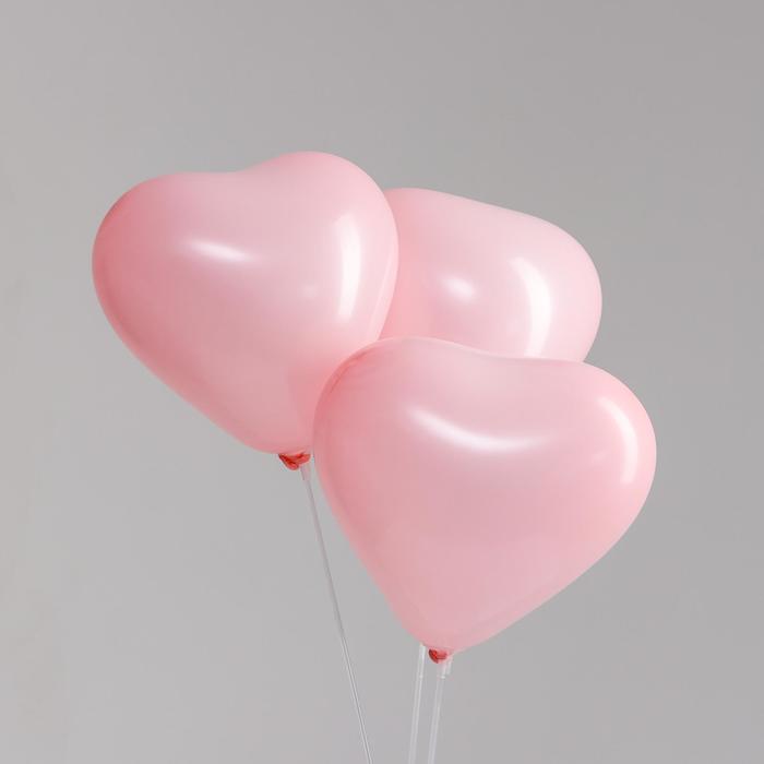Шар латексный сердце 12", стандарт, набор 100 шт., цвет розовый
Шар латексный сердце 12", стандарт, набор 100 шт., цвет розовый
