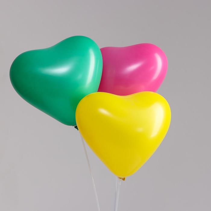 Шар латексный сердце 12", стандарт, набор 100 шт., цвет МИКС
Шар латексный сердце 12", стандарт, набор 100 шт., цвет МИКС