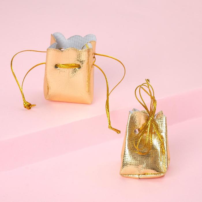 Мешочек подарочный "Лакшери", 3*3см, цвет золото
Мешочек подарочный "Лакшери", 3*3см, цвет золото
