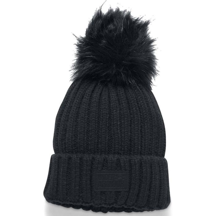 Шапка женская, Under Armour Snowcrest Pom, размер 54-58 (1299905-001) 
Шапка женская, Under Armour Snowcrest Pom, размер 54-58 (1299905-001)