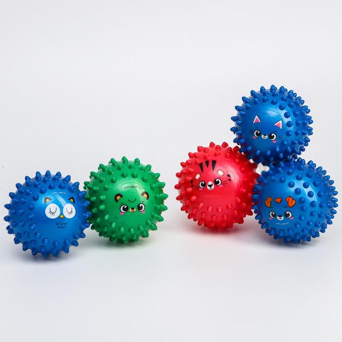 Набор развивающих массажных мячиков, «Веселые мордочки», средней жёсткости, d= 8 см, цвет МИКС, 5 шт.
Набор развивающих массажных мячиков, «Веселые мордочки», средней жёсткости, d= 8 см, цвет МИКС, 5 шт.