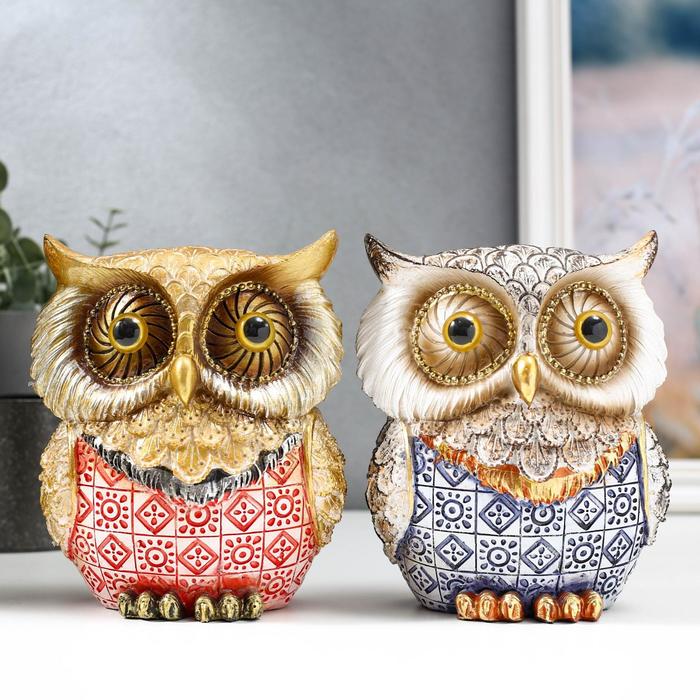 Сувенир полистоун "Филин с геометрическими рисунками" МИКС 15х13х9,5 см
Сувенир полистоун "Филин с геометрическими рисунками" МИКС 15х13х9,5 см