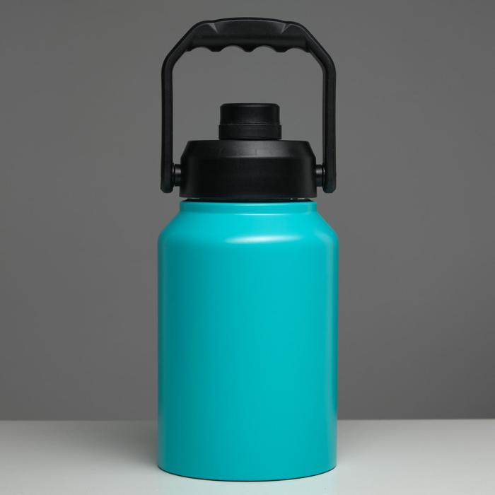 фото Термос, 2 л, тропа "бидон", сохраняет тепло 48 ч, бирюзовый take it easy