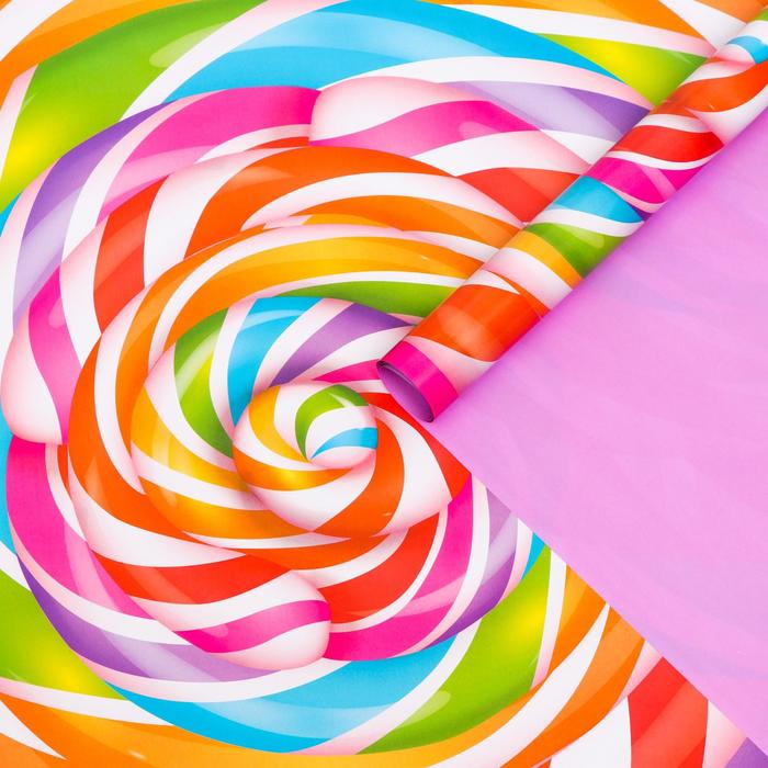 Бумага глянцевая двухстороняя "Карамель" фиолетовая, 50 х 70 см
Бумага глянцевая двухстороняя "Карамель" фиолетовая, 50 х 70 см