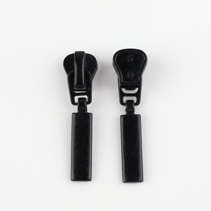 фото Замок автоматический для молнии «трактор», №5, 10 шт, цвет чёрный арт узор