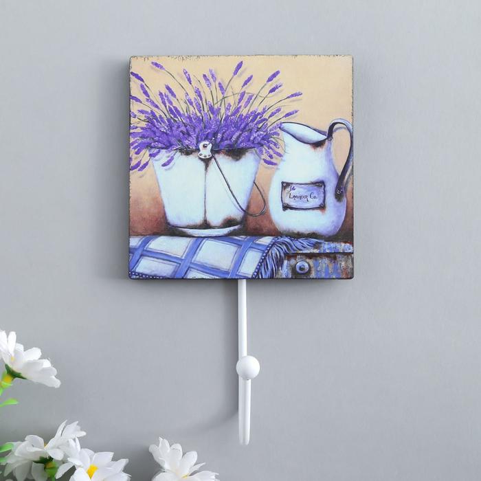 Крючок декоративный дерево "Ведерко с лавандой" 17,5х10х4,5 см
Крючок декоративный дерево "Ведерко с лавандой" 17,5х10х4,5 см