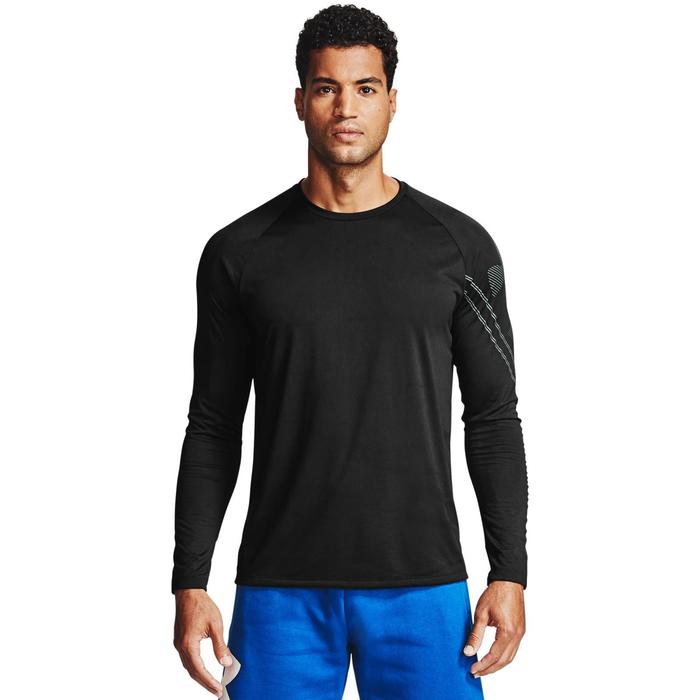 фото Лонгслив under armour gradient logo tech ls, размер 46-48 (1357236-001)