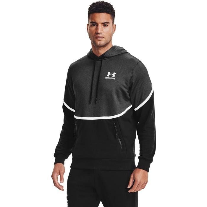 фото Толстовка under armour rival max hoodie, размер 46-48 (1357090-001)