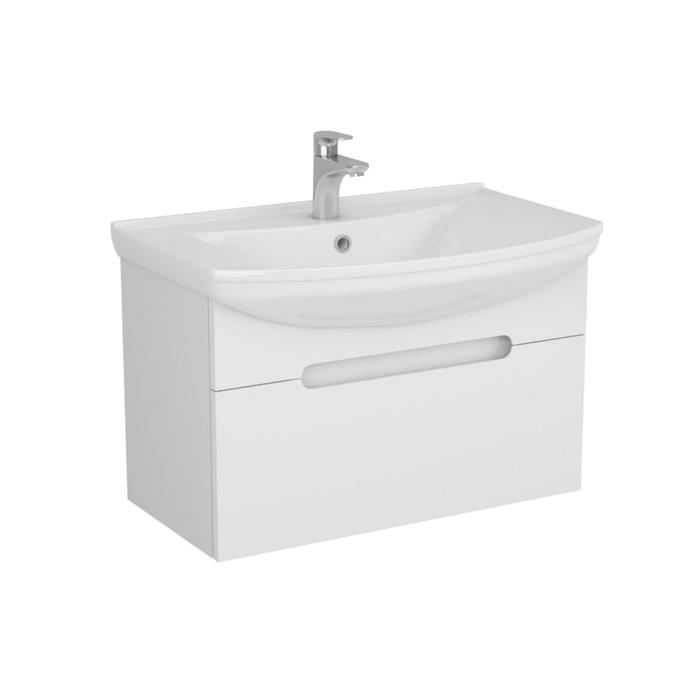 фото Тумба "джелла" 75, с раковиной "стиль 75", белая