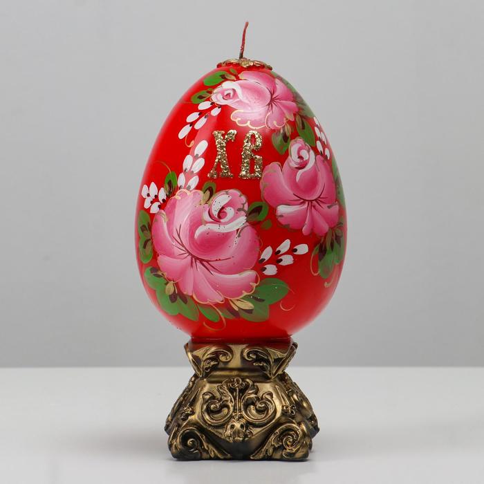 Свеча пасхальная большая с росписью "Яйцо",11х20 см, 670 гр
Свеча пасхальная большая с росписью "Яйцо",11х20 см, 670 гр