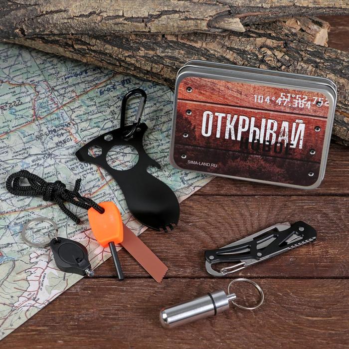 Набор для выживания "В диких условиях", 6 предметов
Набор для выживания "В диких условиях", 6 предметов