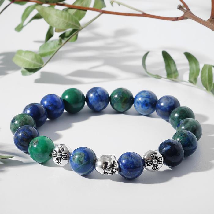 Браслет шар №10 "Азурмалахит"
Браслет шар №10 "Азурмалахит"