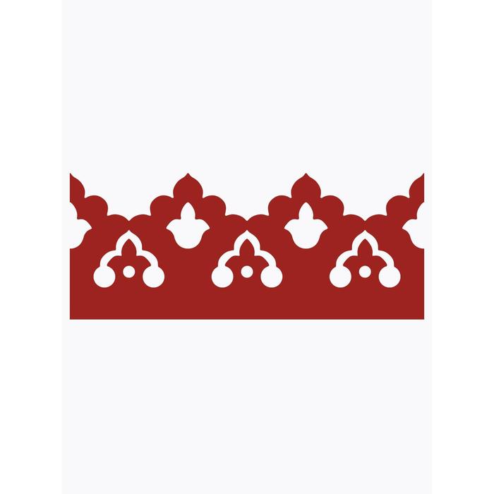 Декоративный элемент «Тюльпан», шаг узора 125 мм, 12,5 × 200 см, рубин, RAL 3003
Декоративный элемент «Тюльпан», шаг узора 125 мм, 12,5 × 200 см, рубин, RAL 3003