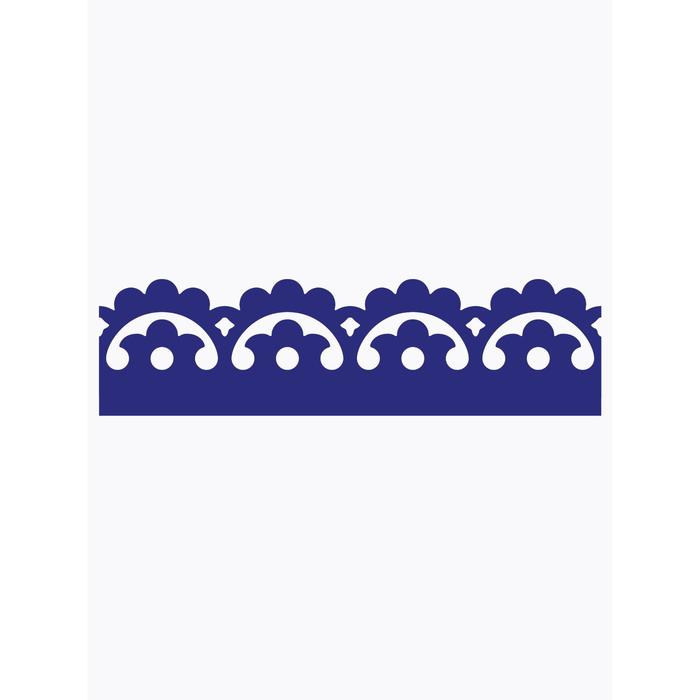 Декоративный элемент «Клевер», шаг узора 125 мм, 12,5 × 200 см, ультрамарин, RAL 5002
Декоративный элемент «Клевер», шаг узора 125 мм, 12,5 × 200 см, ультрамарин, RAL 5002