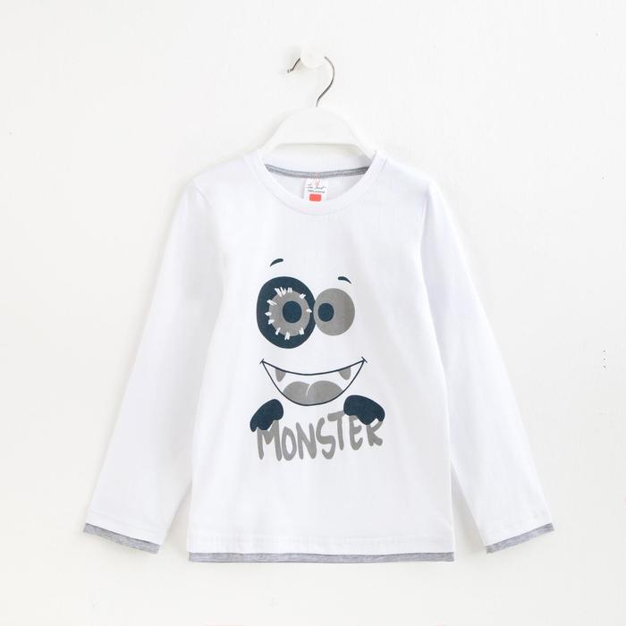 Лонгслив для мальчика, цвет белый, рост 128 см
Лонгслив для мальчика, цвет белый, рост 128 см