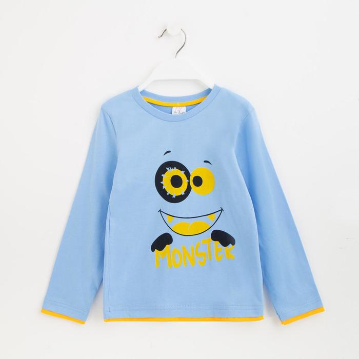 Лонгслив для мальчика, цвет голубой, рост 122 см
Лонгслив для мальчика, цвет голубой, рост 122 см